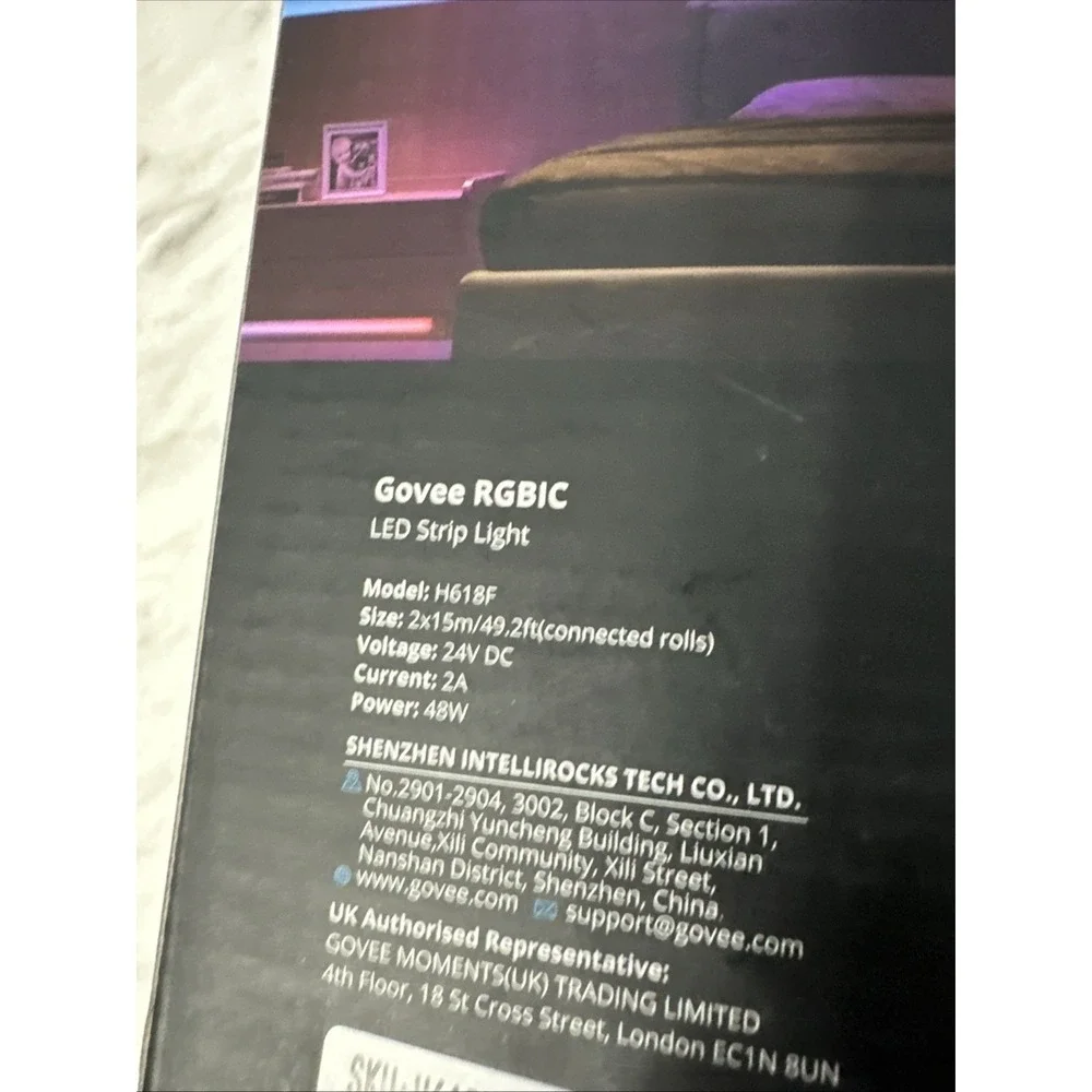 Govee‎ 100ft RGBIC LED Strip Lights, Smart LED Lights Work with Alexa and Google